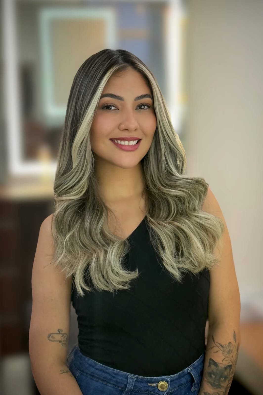 Bruna Rodrigues, psicóloga, sorrindo